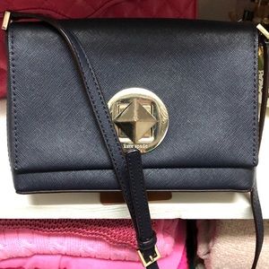 Used navy Kate Spade crossbody purse